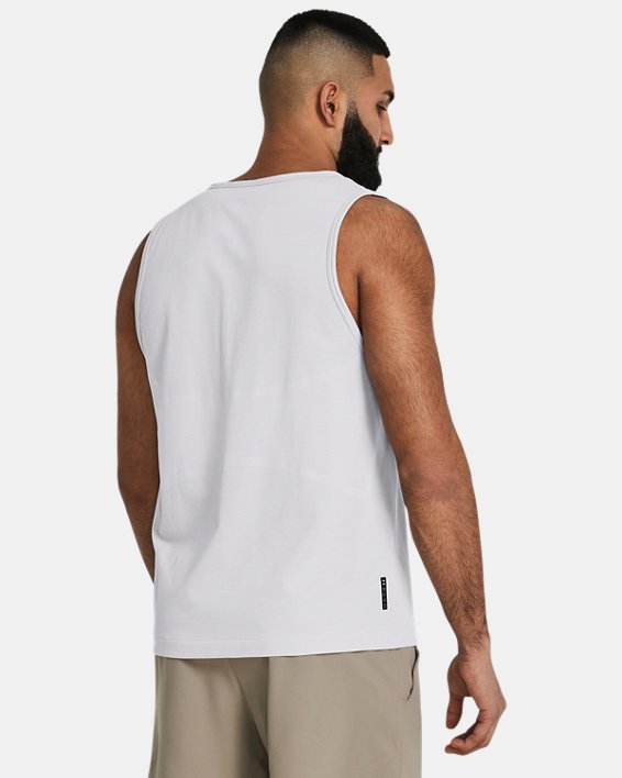 เสื้อกล้าม UA Vanish Elite Seamless สำหรับผู้ชาย in White image number 1
